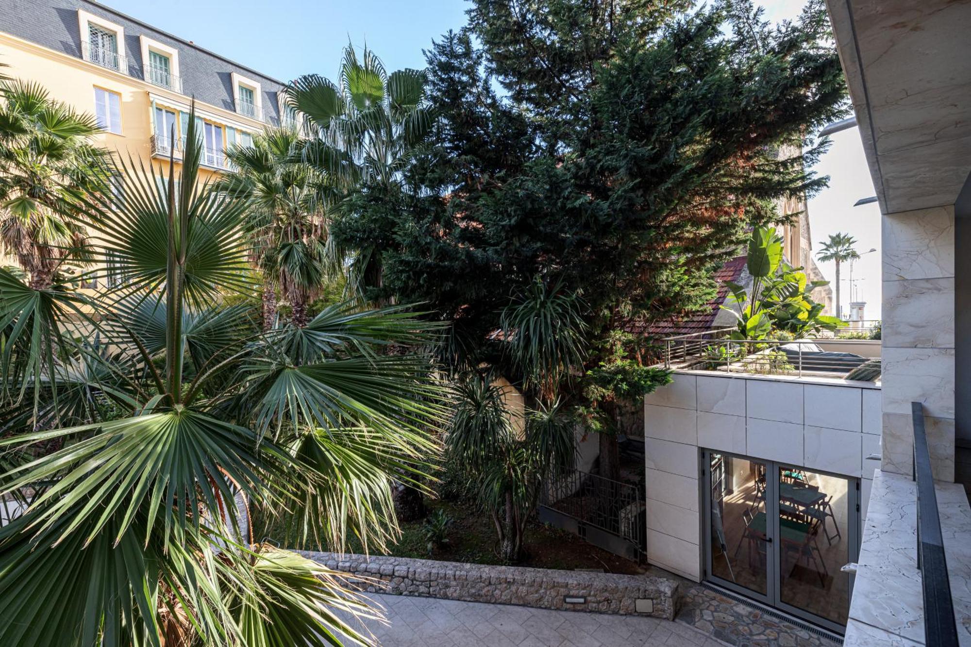 Studio Centre Terrasse Climatisation 50M Plage Menton Buitenkant foto