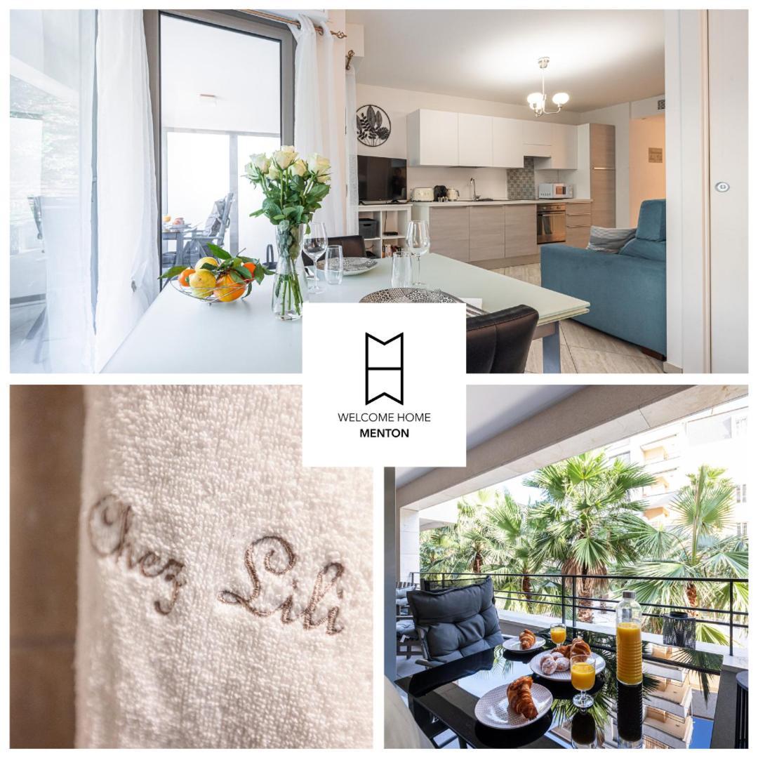 Studio Centre Terrasse Climatisation 50M Plage Menton Buitenkant foto